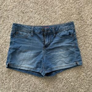 Celebrity Pink Girls blue jean shorts size 14